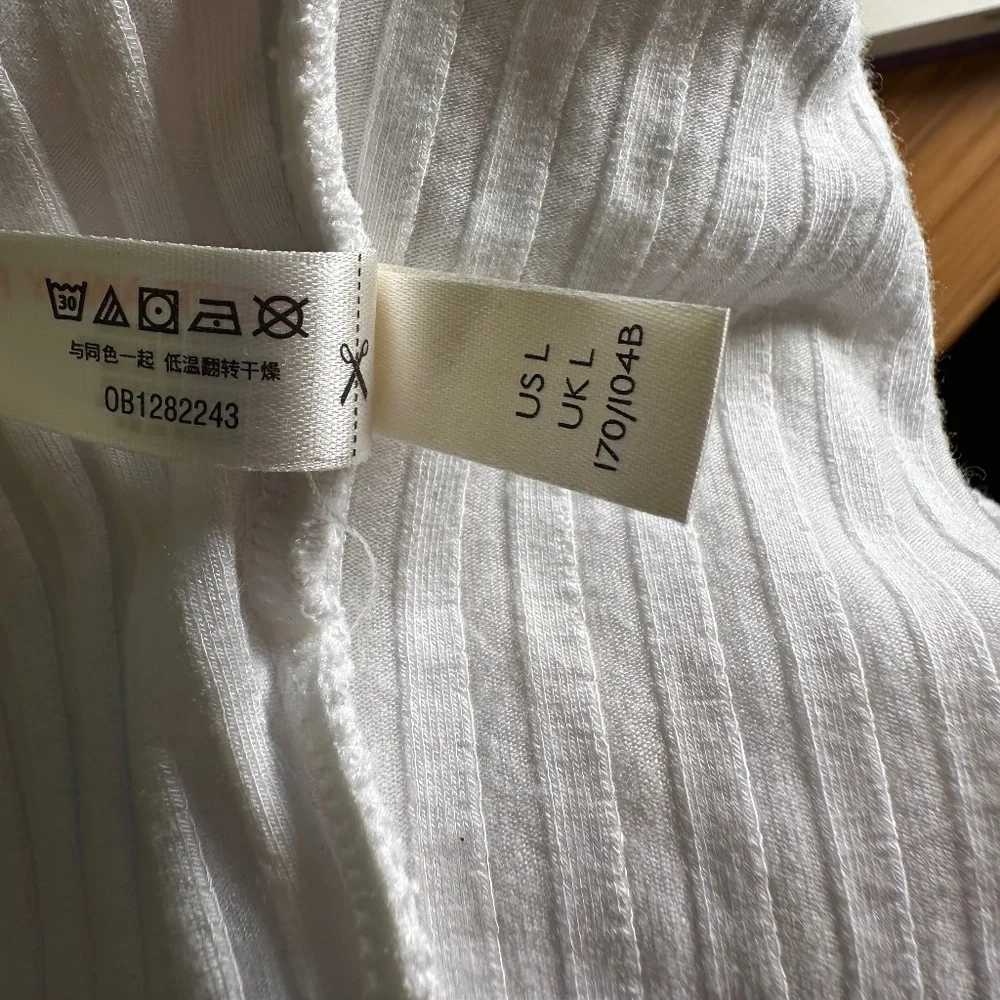 Free People White Romper Large - Picture 3 of 8